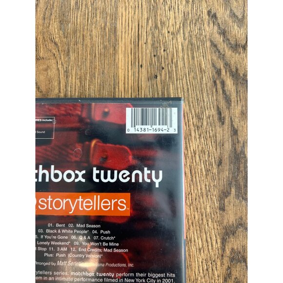 Matchbox Twenty Storytellers Extended Cut DVD 2001 Music Documentary Pre-Owned - Picture 3 of 4
